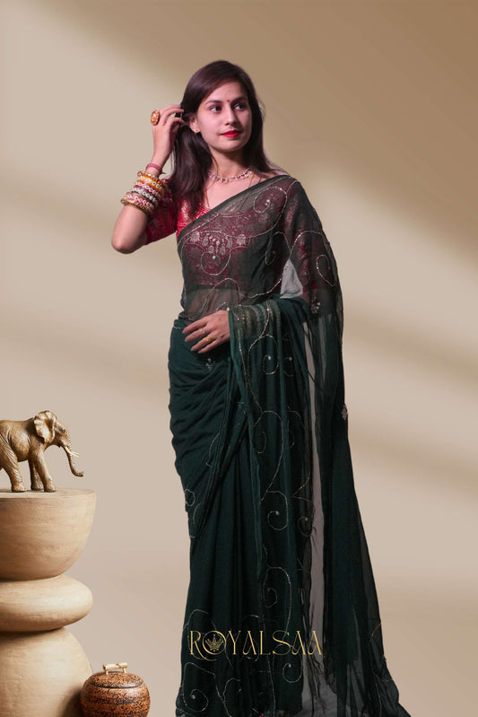 Jaal Saree – Timeless Handcrafted Detailing