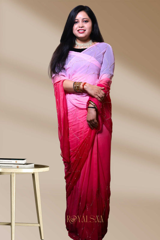 Jaal Saree – Intricate Handcrafted Elegance