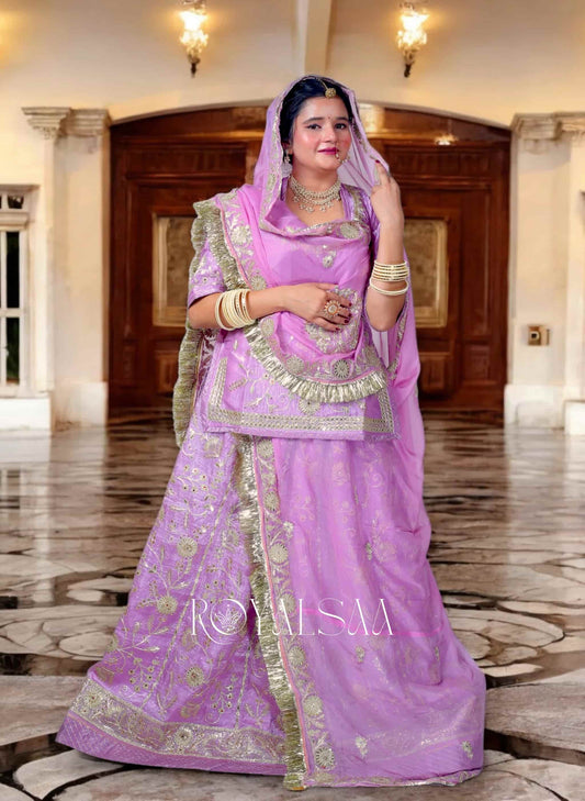 Shahi Lavender Rajputi Poshak