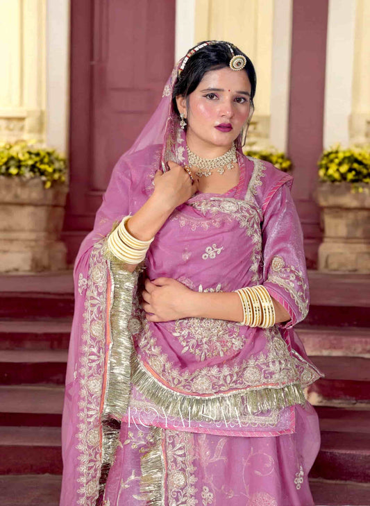 Rajputi Dhun Dusty Lavender Poshak