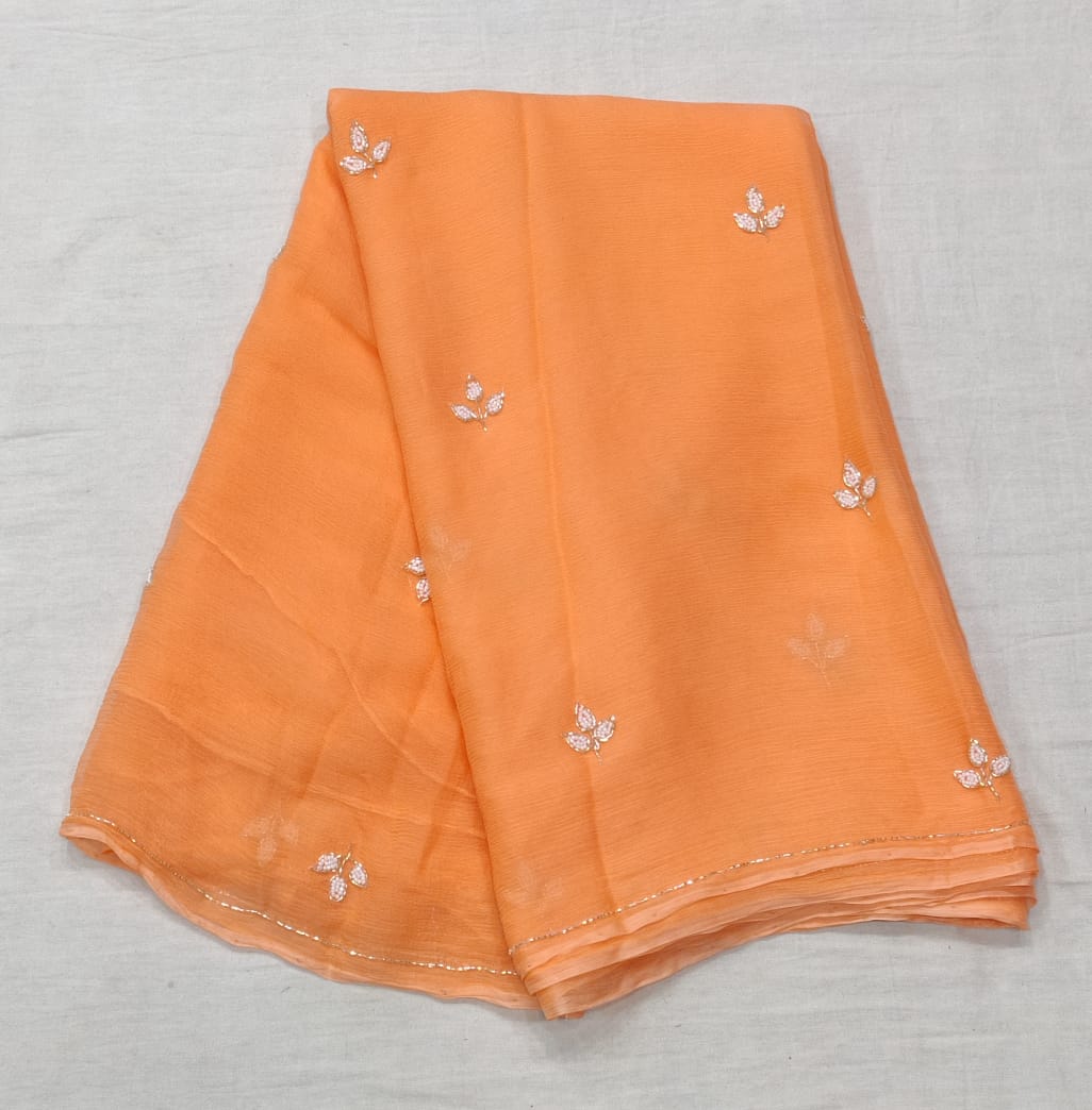 Lightweight Yellow Saree – Ideal for Mehendi & haldi ceremony