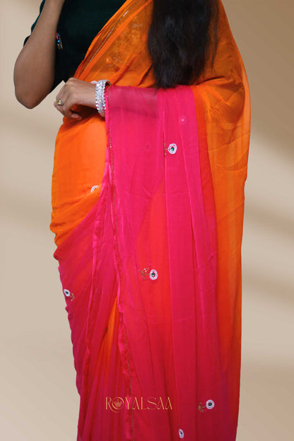 Butti Saree – Handcrafted Charm with 40+ Butti Detailing