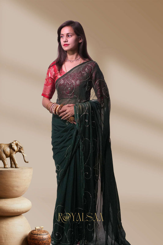 Jaal Saree – Timeless Handcrafted Detailing