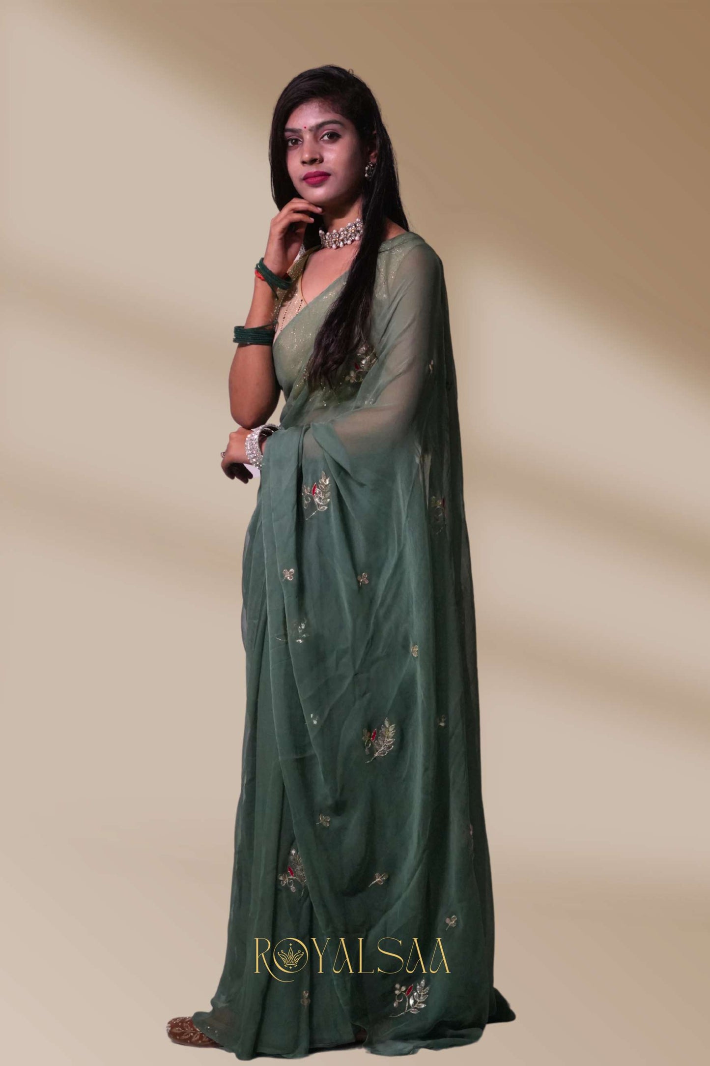 Gota Patti Saree – Handcrafted Festive Flair