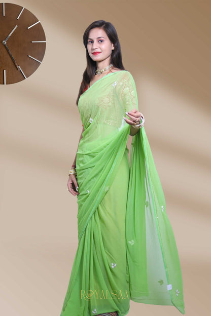 Butti Saree – Graceful Handcrafted Butti Work