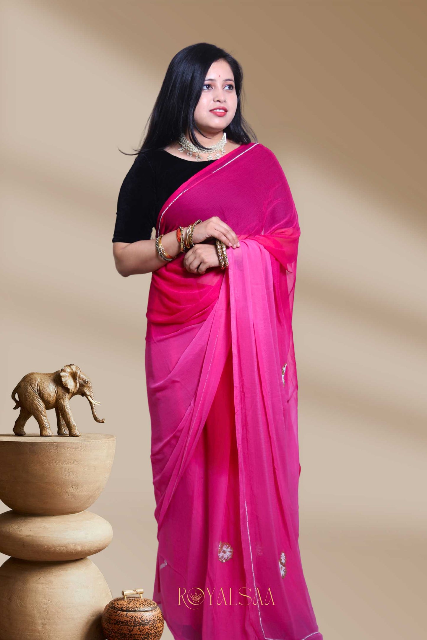 Sequin Saree – Handcrafted Sparkle in Every Drape