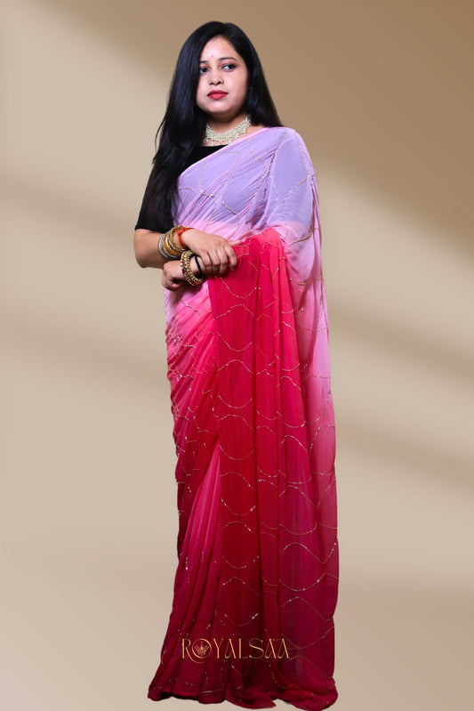 Jaal Saree – Intricate Handcrafted Elegance