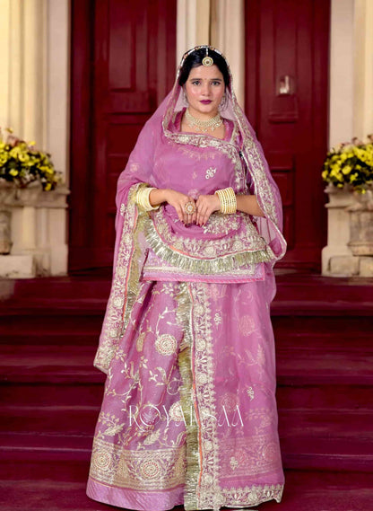 Rajputi Dhun Dusty Lavender Poshak